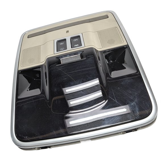 2013 RANGE ROVER (L405) FRONT ROOF DOME MAP LIGHT w/SUNROOF SWITCH (Beige)