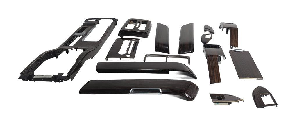 Thumbnail 2: 2013 RANGE ROVER (L405) INTERIOR DASH DOOR CONSOLE TRIM SET (Macassar Wood)