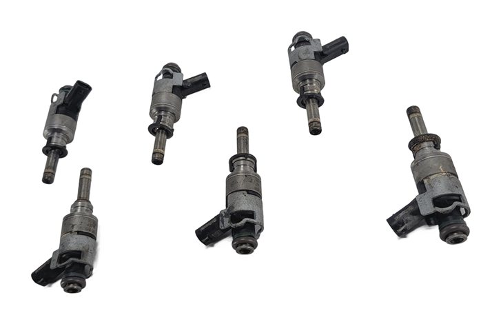 11-15 AUDI Q5 SQ5 Q7 A6 S4 S5 3.0L SUPERCHARGED FUEL INJECTOR SET/6