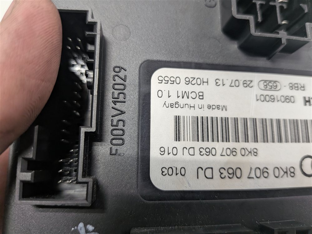 Thumbnail 13: 2014-2017 AUDI S5 (B8 8T) 3.0L (CTUB) ECM BCM CLUSTER GATEWAY ELV KESSY KEY SET