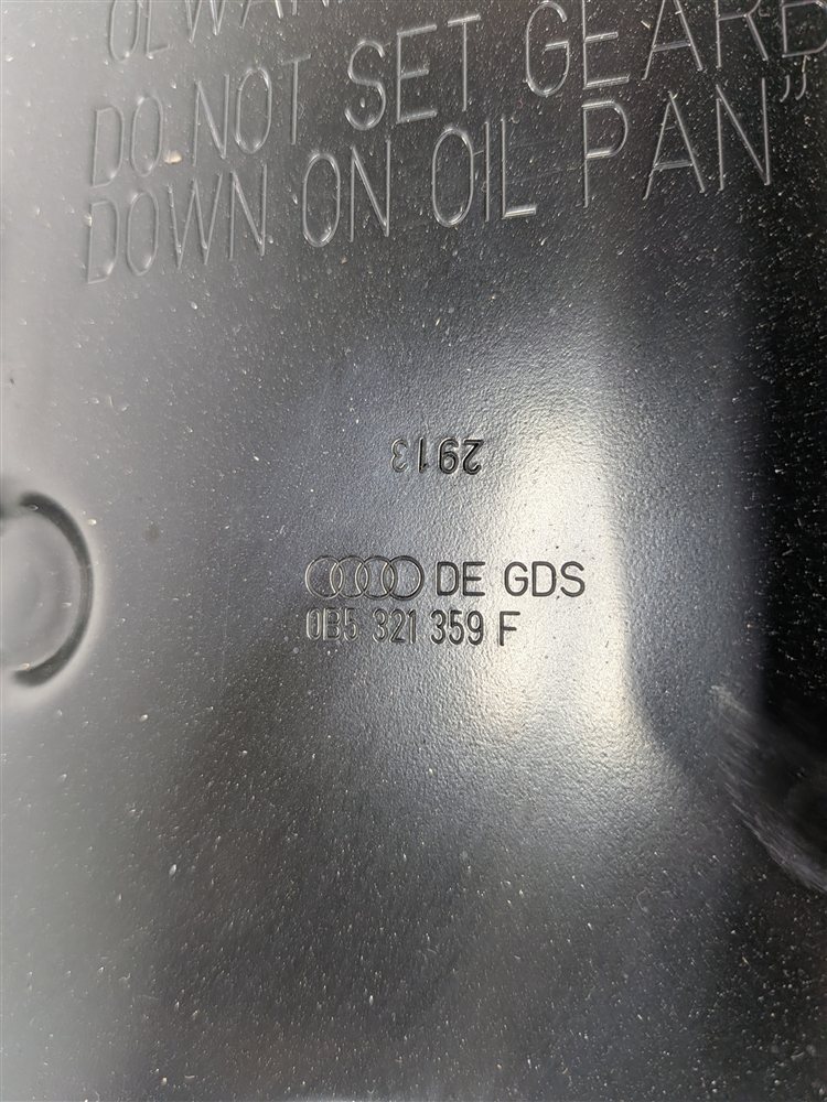 Thumbnail 6: 10-22 PORSCHE MACAN AUDI A5 S4 RS5 S5 S6 S7 (B8 8T C7 4G8) TRANSMISSION OIL PAN