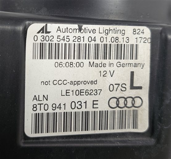 Thumbnail 12: 2013-2017 AUDI A5 S5 RS5 (B8 8T) LEFT DRIVER XENON HID ADAPTIVE HEADLIGHT w/DRL