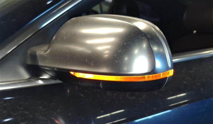 Thumbnail 2: 08-14 AUDI A5 S5 (B8 8T) LEFT HEAT MEM AUTODIM BLIND SPOT MIRROR (ALUMINUM)
