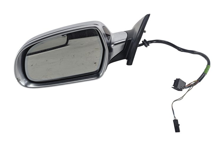 Thumbnail 3: 08-14 AUDI A5 S5 (B8 8T) LEFT HEAT MEM AUTODIM BLIND SPOT MIRROR (ALUMINUM)