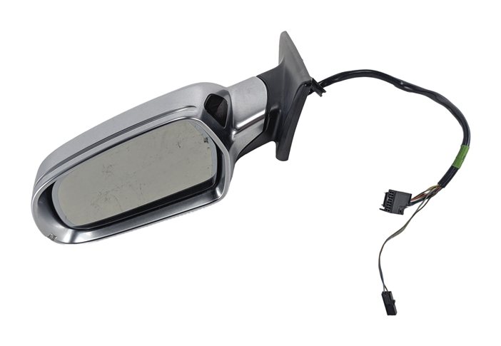 Thumbnail 4: 08-14 AUDI A5 S5 (B8 8T) LEFT HEAT MEM AUTODIM BLIND SPOT MIRROR (ALUMINUM)