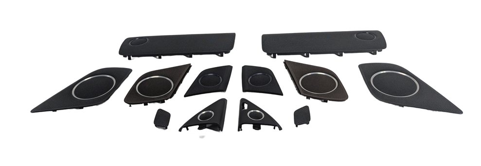 Thumbnail 2: 2014 AUDI S5 (B8 8T) BANG & OLUFSEN SOUND SYSTEM SPEAKER GRILLE COVER SET/12