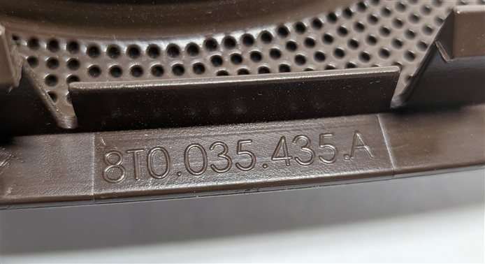 Thumbnail 22: 2014 AUDI S5 (B8 8T) BANG & OLUFSEN SOUND SYSTEM SPEAKER GRILLE COVER SET/12