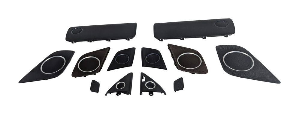 Thumbnail 3: 2014 AUDI S5 (B8 8T) BANG & OLUFSEN SOUND SYSTEM SPEAKER GRILLE COVER SET/12