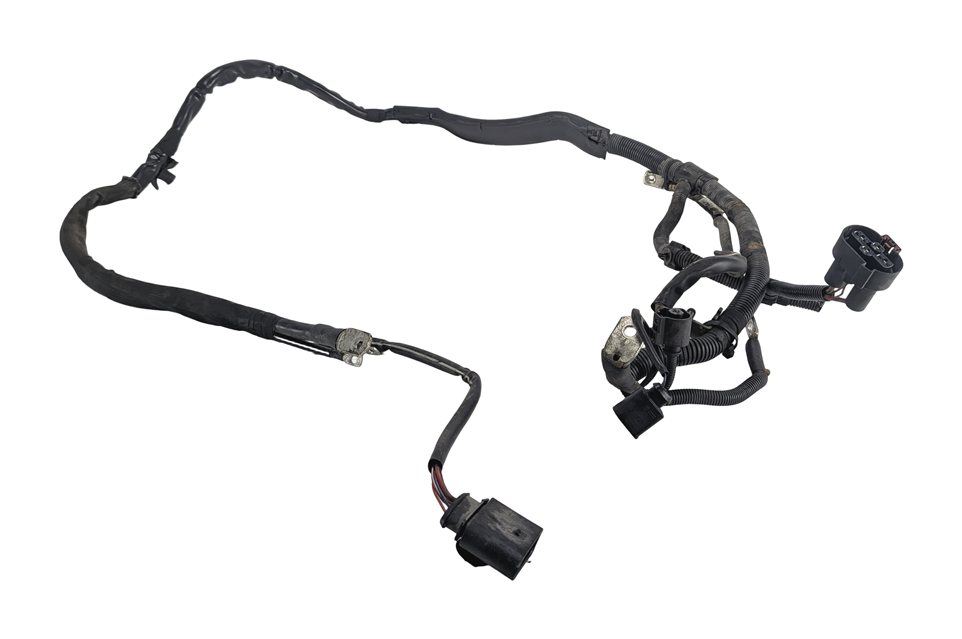Thumbnail 2: 2014 AUDI S5 (B8 8T) 3.0L POSITIVE BATTERY CABLE ALTERNATOR STARTER WIRE HARNESS