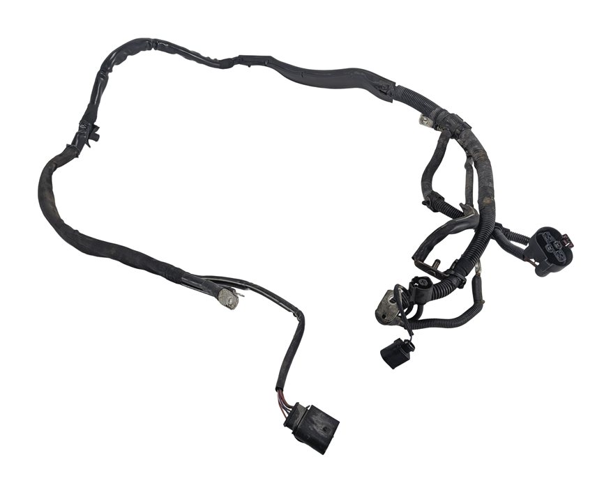 Thumbnail 3: 2014 AUDI S5 (B8 8T) 3.0L POSITIVE BATTERY CABLE ALTERNATOR STARTER WIRE HARNESS