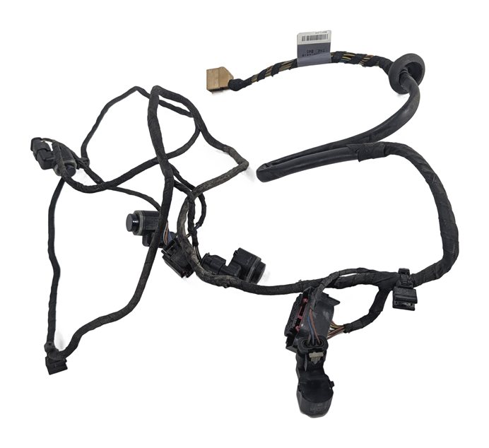 2014 AUDI S5 (B8 8T) REAR PARK ASSIST PDC DISTANCE SENSOR SET/4 HARNESS (Blue)