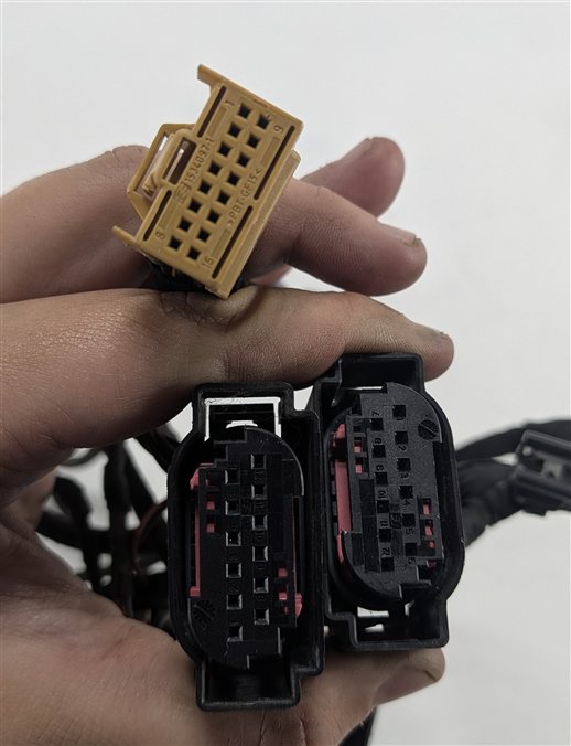 Thumbnail 5: 2014 AUDI S5 (B8 8T) REAR PARK ASSIST PDC DISTANCE SENSOR SET/4 HARNESS (Blue)