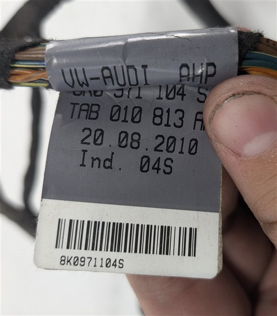 Thumbnail 9: 2014 AUDI S5 (B8 8T) REAR PARK ASSIST PDC DISTANCE SENSOR SET/4 HARNESS (Blue)