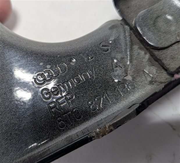 Thumbnail 5: 2014 AUDI S5 (B8 8T) FRONT RIGHT PASSENGER FENDER MOUNT SUPPORT BRACKET