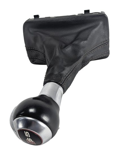 2014 AUDI S5 (B8 8T) AUTOMATIC TRANSMISSION GEAR SHIFT KNOB HANDLE w/BOOT