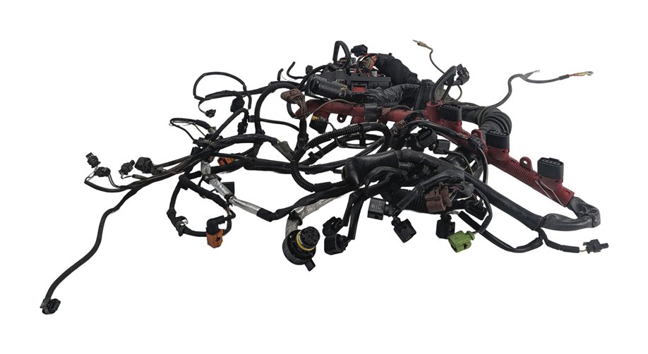Thumbnail 2: 2014 AUDI S5 (B8 8T) 3.0L SUPER (CTUB) ENGINE WIRE WIRING HARNESS w/RELAY BOX