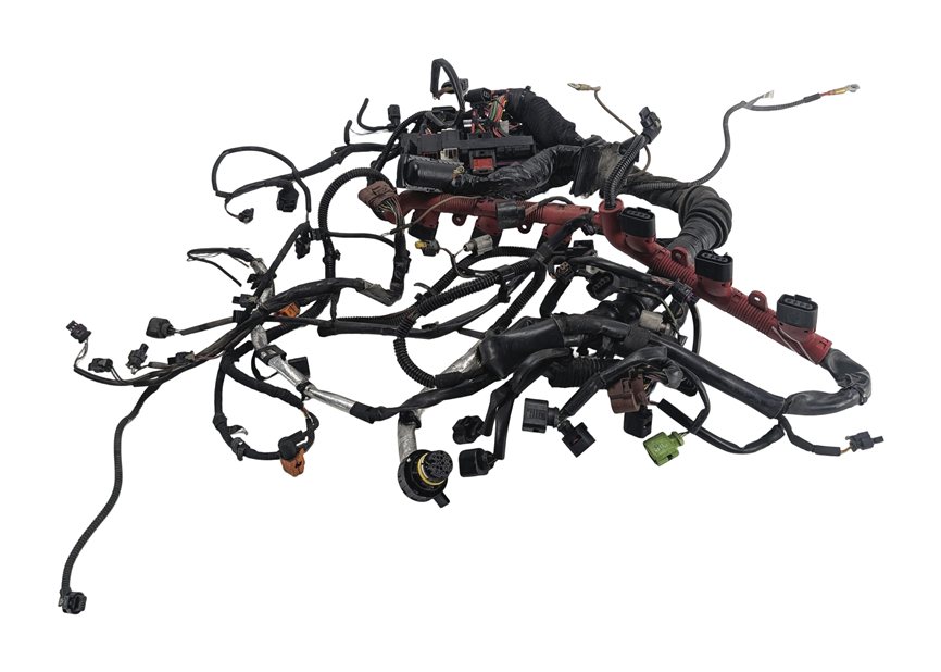 Thumbnail 3: 2014 AUDI S5 (B8 8T) 3.0L SUPER (CTUB) ENGINE WIRE WIRING HARNESS w/RELAY BOX