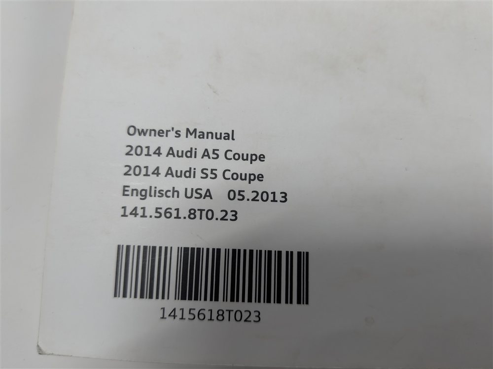Thumbnail 16: 2014 AUDI S5 (B8 8T) 3.0L OWNER'S MANUAL BOOKLET HANDBOOK GUIDE w/ CASE SET