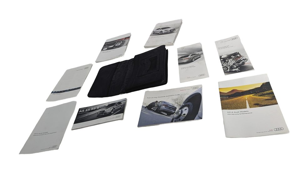 Thumbnail 5: 2014 AUDI S5 (B8 8T) 3.0L OWNER'S MANUAL BOOKLET HANDBOOK GUIDE w/ CASE SET