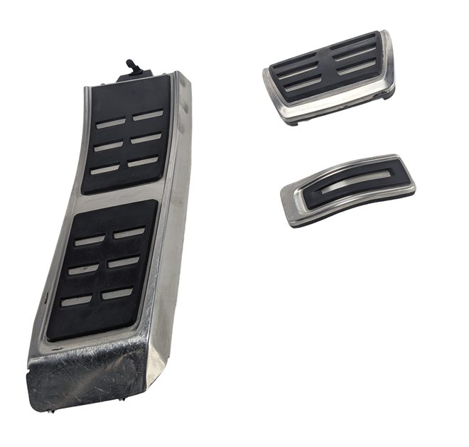 2014 AUDI S5 (B8 8T) SPORT STAINLESS STEEL PEDAL COVER SET/3 GAS BRAKE FOOTREST