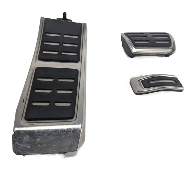 Thumbnail 2: 2014 AUDI S5 (B8 8T) SPORT STAINLESS STEEL PEDAL COVER SET/3 GAS BRAKE FOOTREST