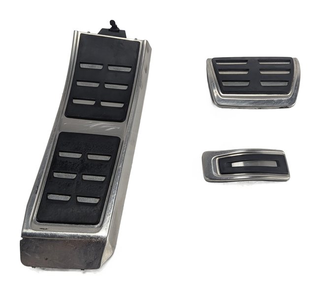 Thumbnail 4: 2014 AUDI S5 (B8 8T) SPORT STAINLESS STEEL PEDAL COVER SET/3 GAS BRAKE FOOTREST