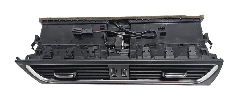 Thumbnail 3: 2014 AUDI S5 (B8 8T) FRONT CENTER DASH HEAT AIR AC VENT BEZEL OUTLET (Black)
