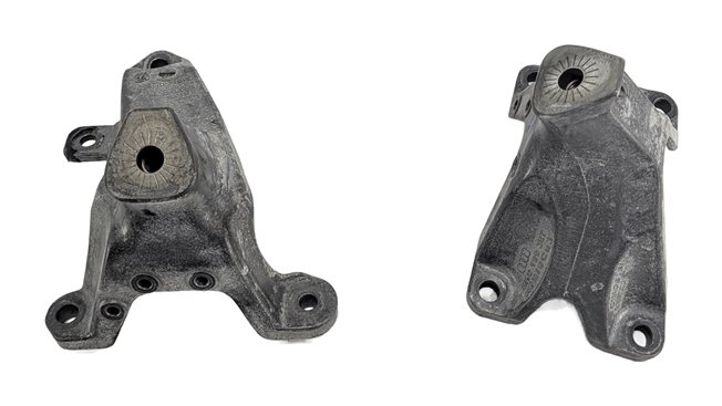 Thumbnail 3: 2014 AUDI S5 (B8 8T) 3.0L SUPER CTUB ENGINE MOTOR MOUNT BRACKET LEFT/RIGHT SET/2