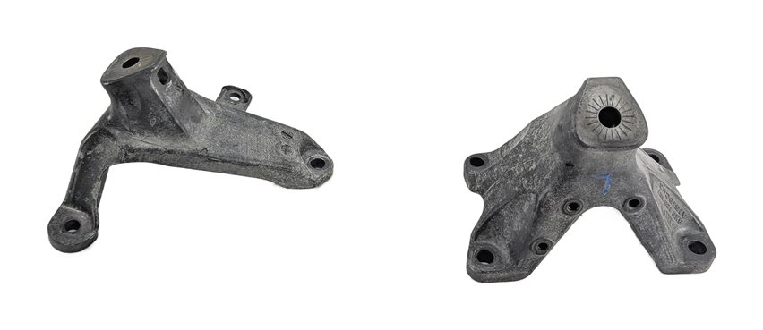 Thumbnail 4: 2014 AUDI S5 (B8 8T) 3.0L SUPER CTUB ENGINE MOTOR MOUNT BRACKET LEFT/RIGHT SET/2