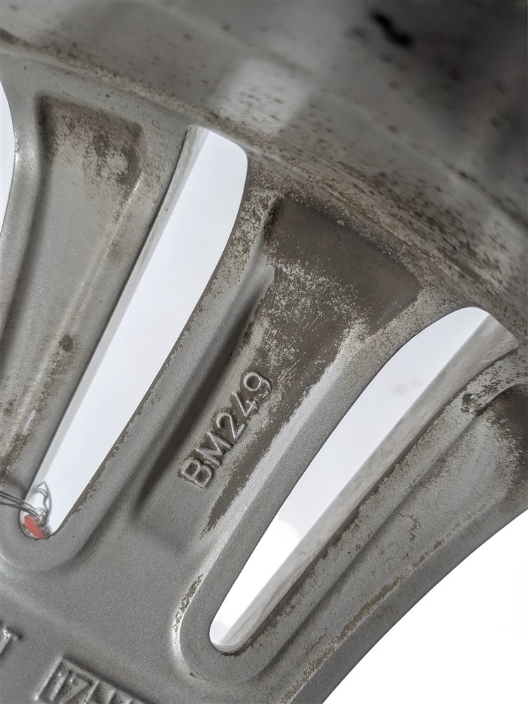 Thumbnail 12: 14-20 BMW 3 4 SERIES F30 F32 F36 19X8 5 TRIPLE SPOKE FERRIC GREY ALLOY WHEEL RIM