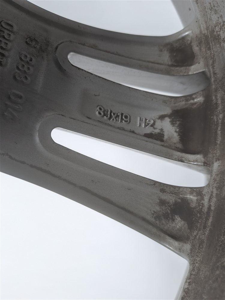 Thumbnail 15: 14-20 BMW 3 4 SERIES F30 F32 F36 19X8 5 TRIPLE SPOKE FERRIC GREY ALLOY WHEEL RIM