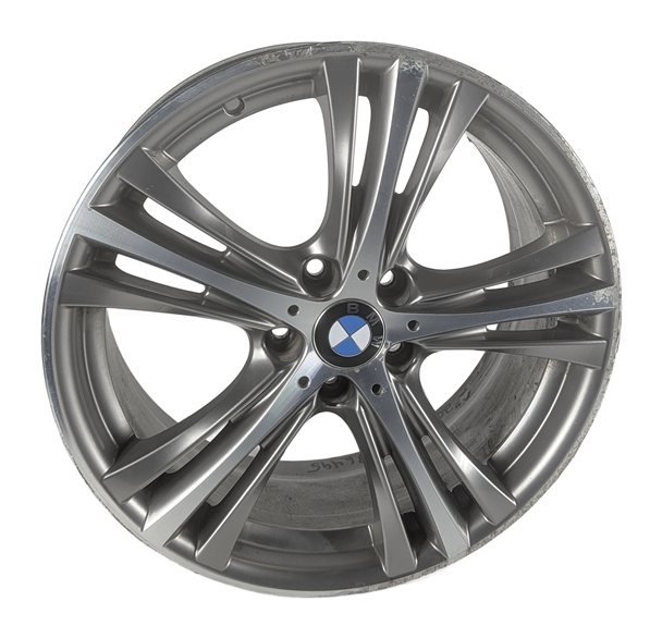 14-20 BMW 3 4 SERIES F30 F32 F36 19X8 5 TRIPLE SPOKE FERRIC GREY ALLOY WHEEL RIM