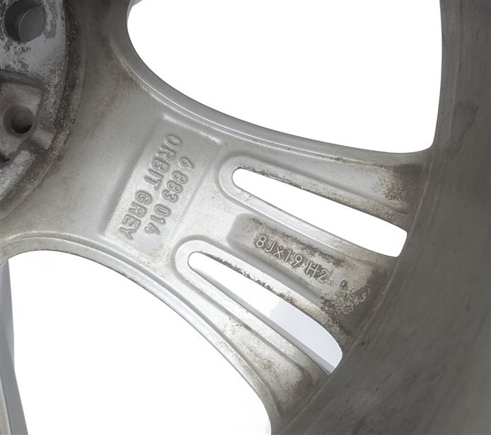 Thumbnail 11: 14-20 BMW 3 4 SERIES F30 F32 F36 19X8 5 TRIPLE SPOKE FERRIC GREY ALLOY WHEEL RIM