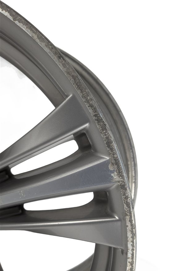 Thumbnail 4: 14-20 BMW 3 4 SERIES F30 F32 F36 19X8 5 TRIPLE SPOKE FERRIC GREY ALLOY WHEEL RIM