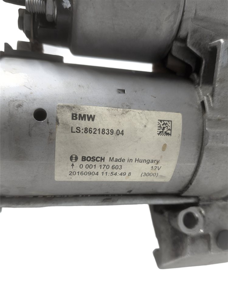 Thumbnail 7: 2017-2020 BMW 230i 330i 430i 530i X3 X4 (F22 F30 F32 G01 G02 G30) STARTER MOTOR