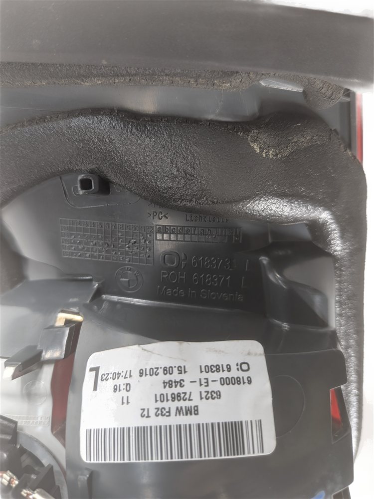 Thumbnail 6: 14-17 BMW 428i 430i 435i 440i M4 (F32 F33 F36) LEFT INNER TAILLIGHT LIGHT LAMP