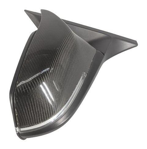 Thumbnail 6: 14-20 BMW 428i 430i 435i 440i F32 RIGHT AUTODIM DOOR MIRROR CARBON CAP (Gray)