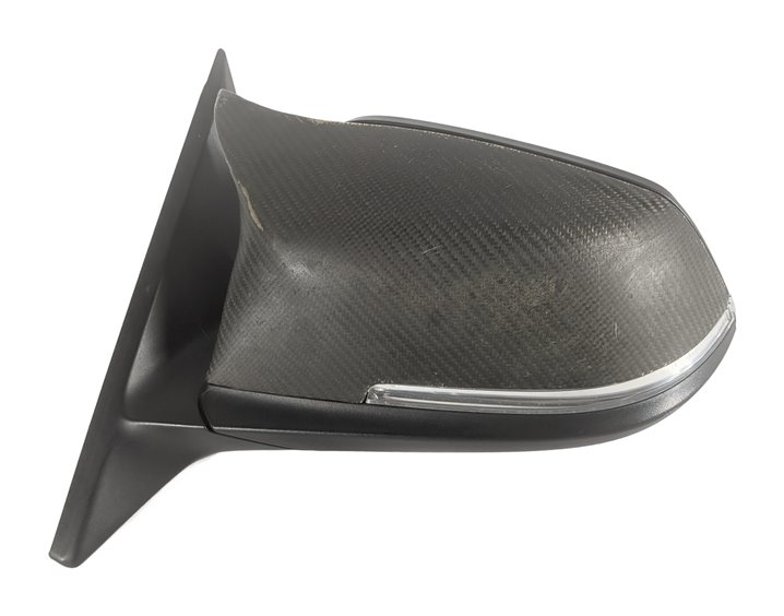 Thumbnail 5: 14-20 BMW 428i 430i 435i 440i (F32) LEFT AUTODIM DOOR MIRROR CARBON CAP (Gray)