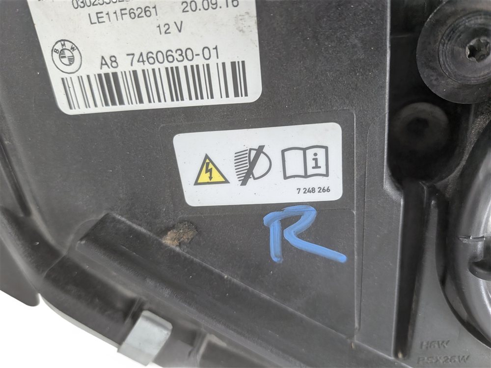 Thumbnail 10: 14-17 BMW 4-SERIES M3 (F30 F32) RIGHT XENON HID ADAPTIVE HEADLIGHT LIGHT LAMP