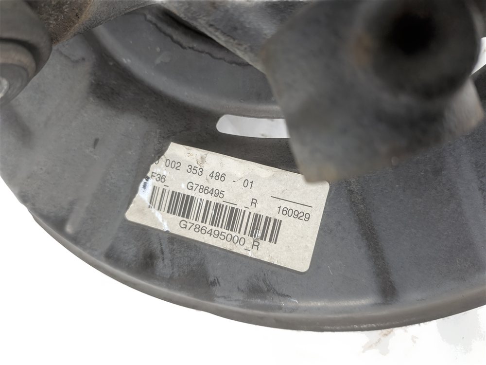Thumbnail 7: 17-20 BMW 430i 440i (F32 F36) REAR RIGHT SPINDLE KNUCKLE WHEEL HUB BEARING RWD
