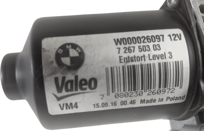 Thumbnail 6: 2012-2019 BMW M3 M4 3 4 SERIES (F30 F32) FRONT WINDSHIELD WIPER MOTOR