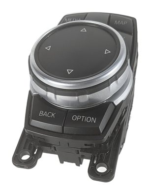 Thumbnail 4: 12-20 BMW 2 3 4 SERIES (F22 F30 F32 F34) STEREO NAVIGATION i-DRIVE SWITCH KNOB