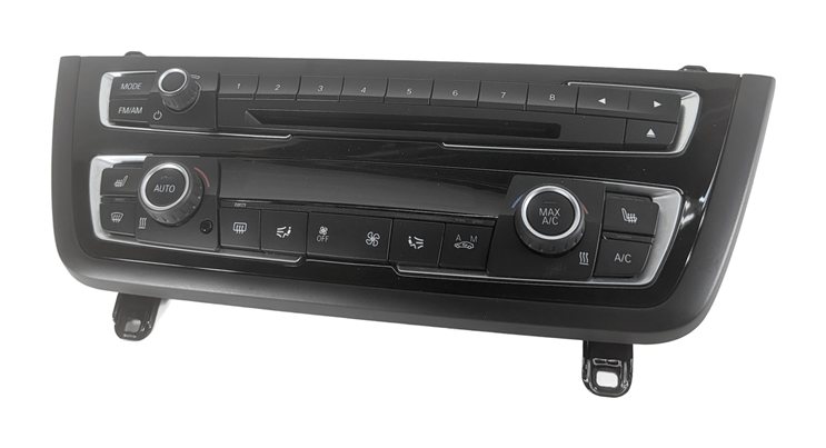 Thumbnail 2: 15-20 BMW 2 / 3 / 4 SERIES (F22 F30 F32) FRONT HEATER TEMPERATURE RADIO CONTROL