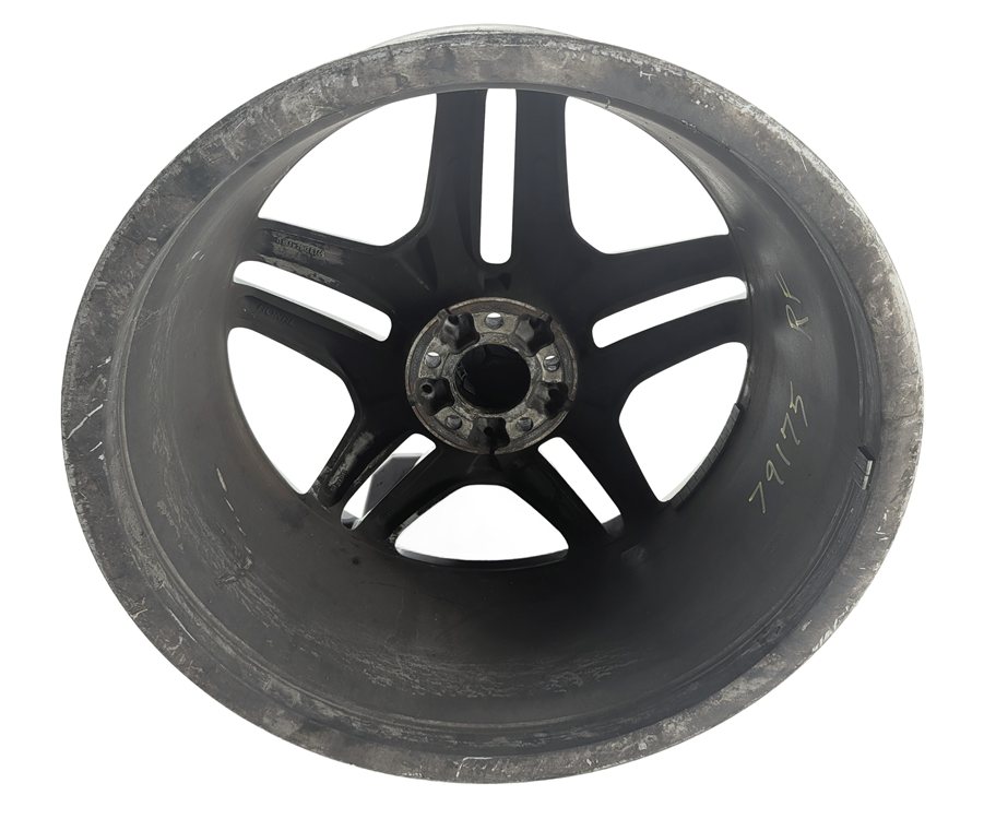 Thumbnail 4: 13-19 MERCEDES GL GLS CLASS X166 21x10 ALUMINUM 10 SPOKE AMG WHEEL RIM (BLACK)