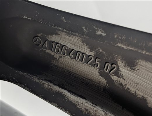 Thumbnail 7: 13-19 MERCEDES GL GLS CLASS X166 21x10 ALUMINUM 10 SPOKE AMG WHEEL RIM (BLACK)