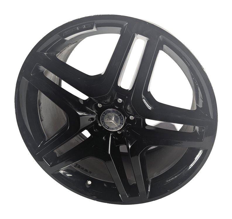 13-19 MERCEDES GL GLS CLASS X166 21x10 ALUMINUM 10 SPOKE AMG WHEEL RIM (BLACK)