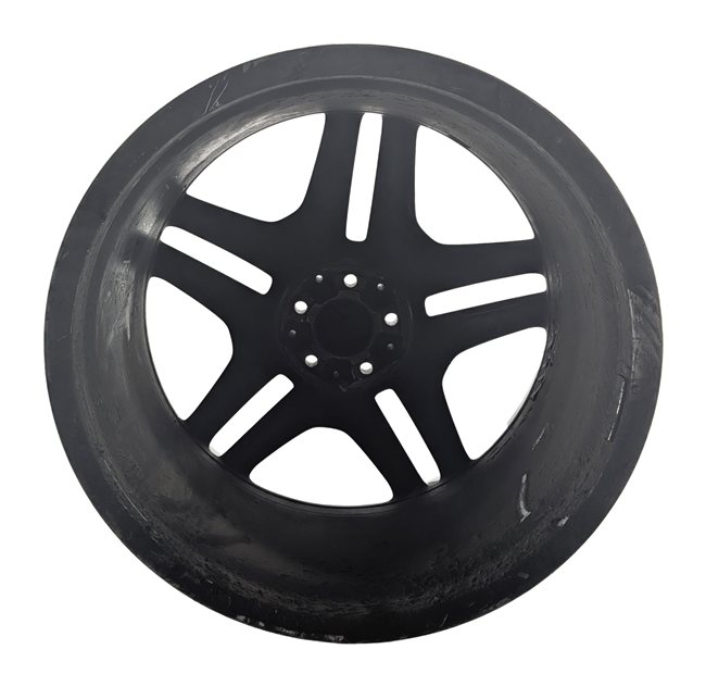 Thumbnail 4: 13-19 MERCEDES GL GLS CLASS X166 21x10 ALUMINUM 10 SPOKE AMG WHEEL RIM (BLACK)