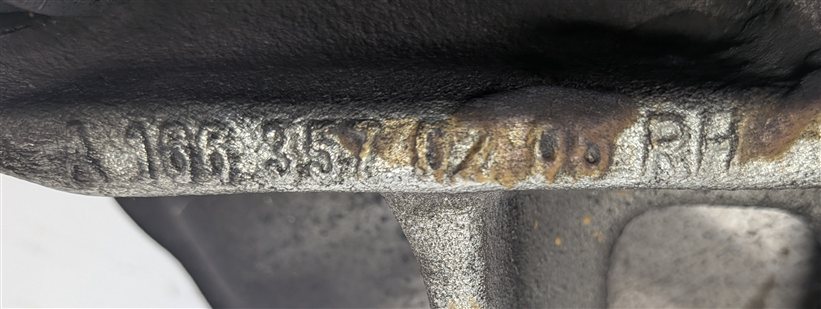 Thumbnail 9: 12-19 MERCEDES GL350 GL550 ML350 ML550 (W166 X166) RIGHT FRONT SPINDLE KNUCKLE