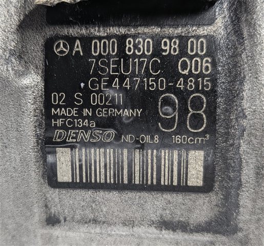 Thumbnail 7: 2014-2015 MERCEDES GL450 GL550 GL63 (X166) 4.6L ENGINE A/C AIR COMPRESSOR PUMP