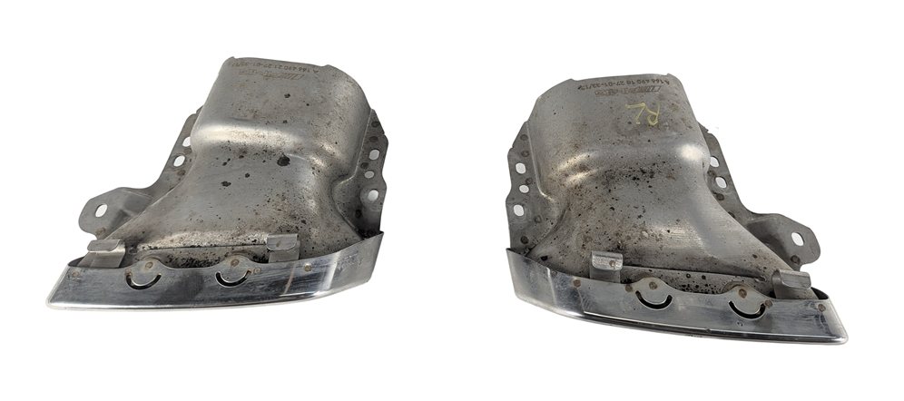 Thumbnail 4: 13-19 MERCEDES GL GLS ML (X166) 4.6L REAR LEFT & RIGHT MUFFLER EXHAUST TIP SET 2